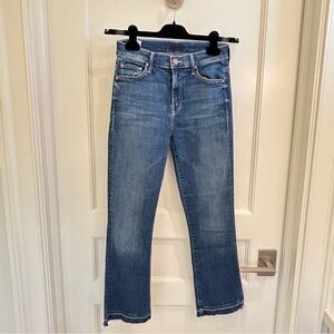 MOTHER Straight Leg Blue Jeans